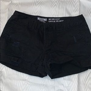 Black target shorts